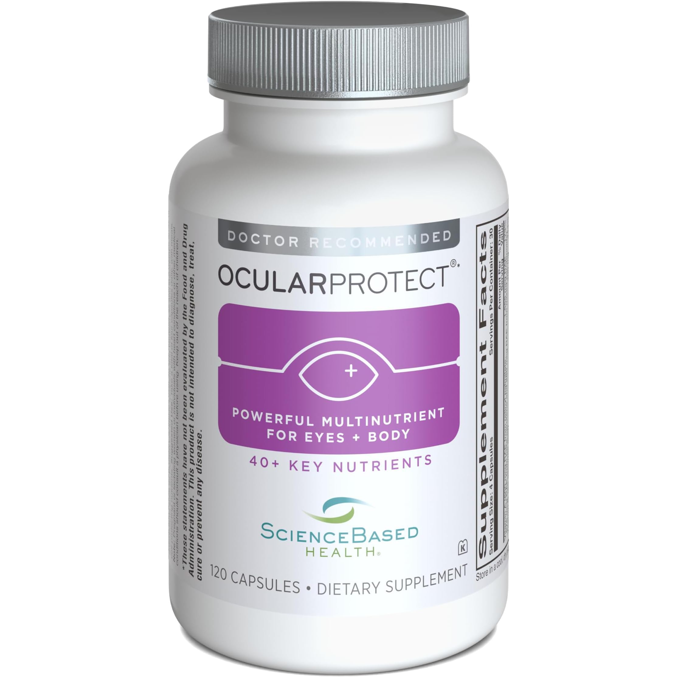 ScienceBased Health OcularProtect bottle front showing daily eye health support