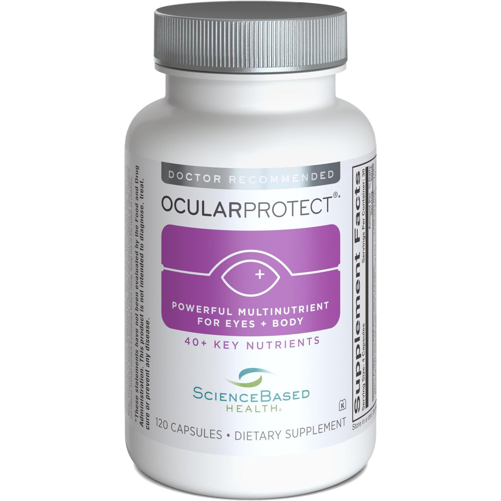 ScienceBased Health OcularProtect bottle front showing daily eye health support