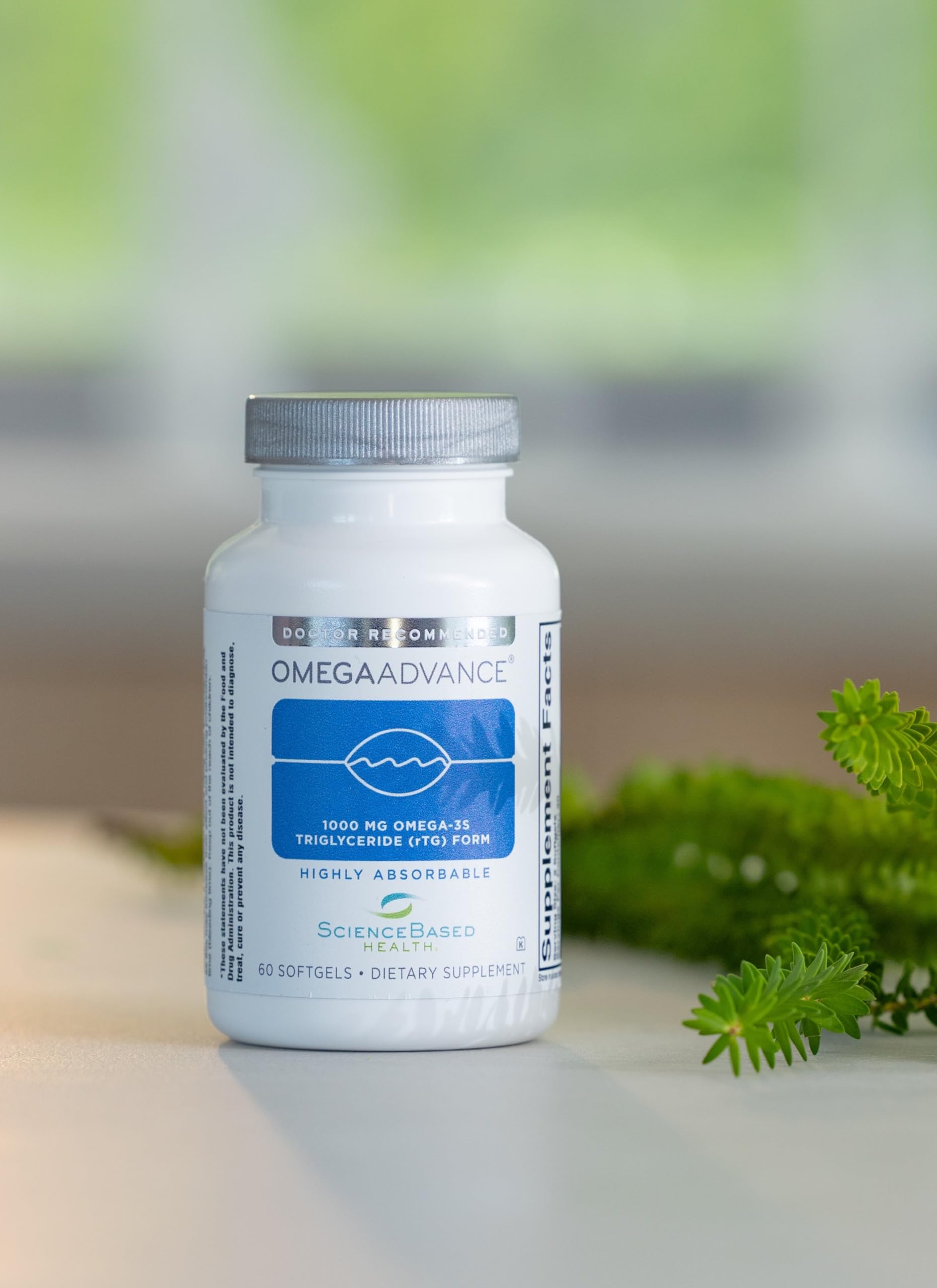 Refreshing lemon taste of ScienceBased Health OmegaAdvance softgels.