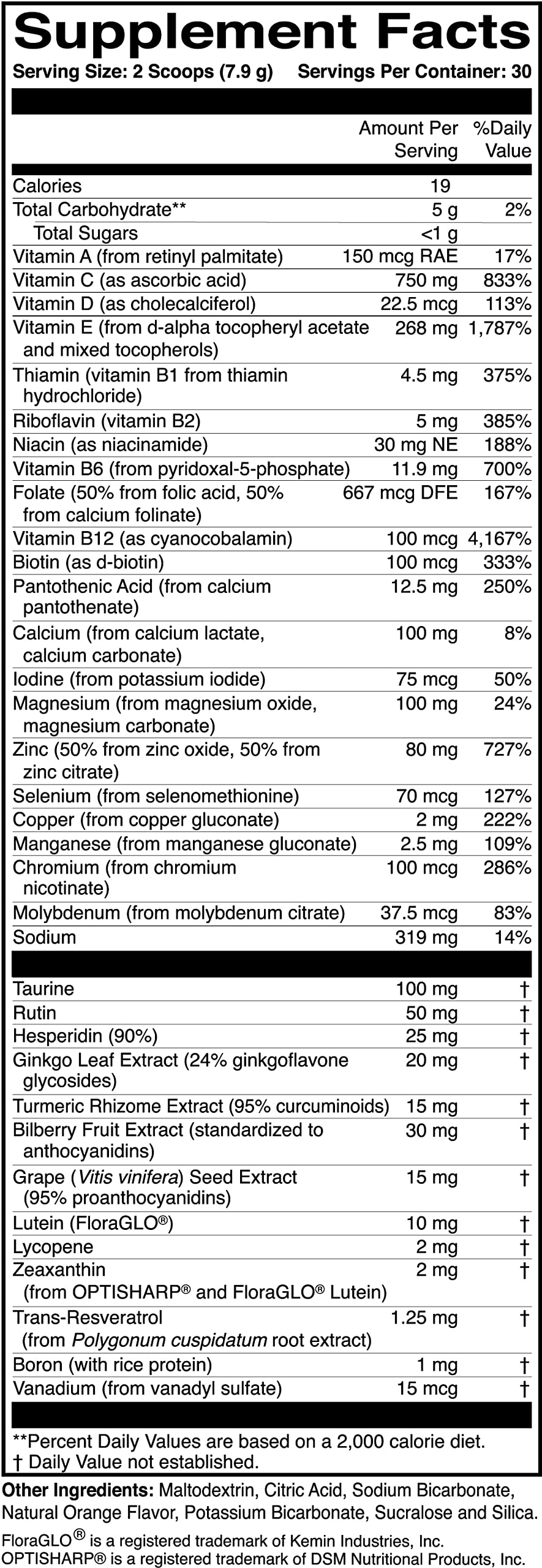 ScienceBased Health MacularProtect powder scoop ready for easy mixing.