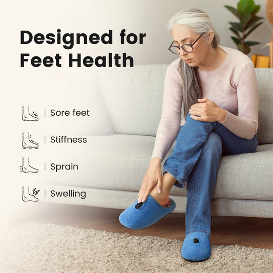 Scienlodic rechargeable foot therapy side view, portable design
