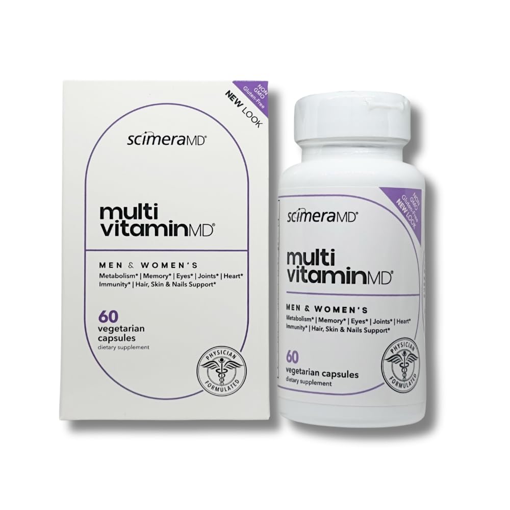 ScimeraMD Multivitamin bottle front view for daily wellness support