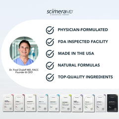 ScimeraMD ZincMD bottle in hand for on-the-go wellness