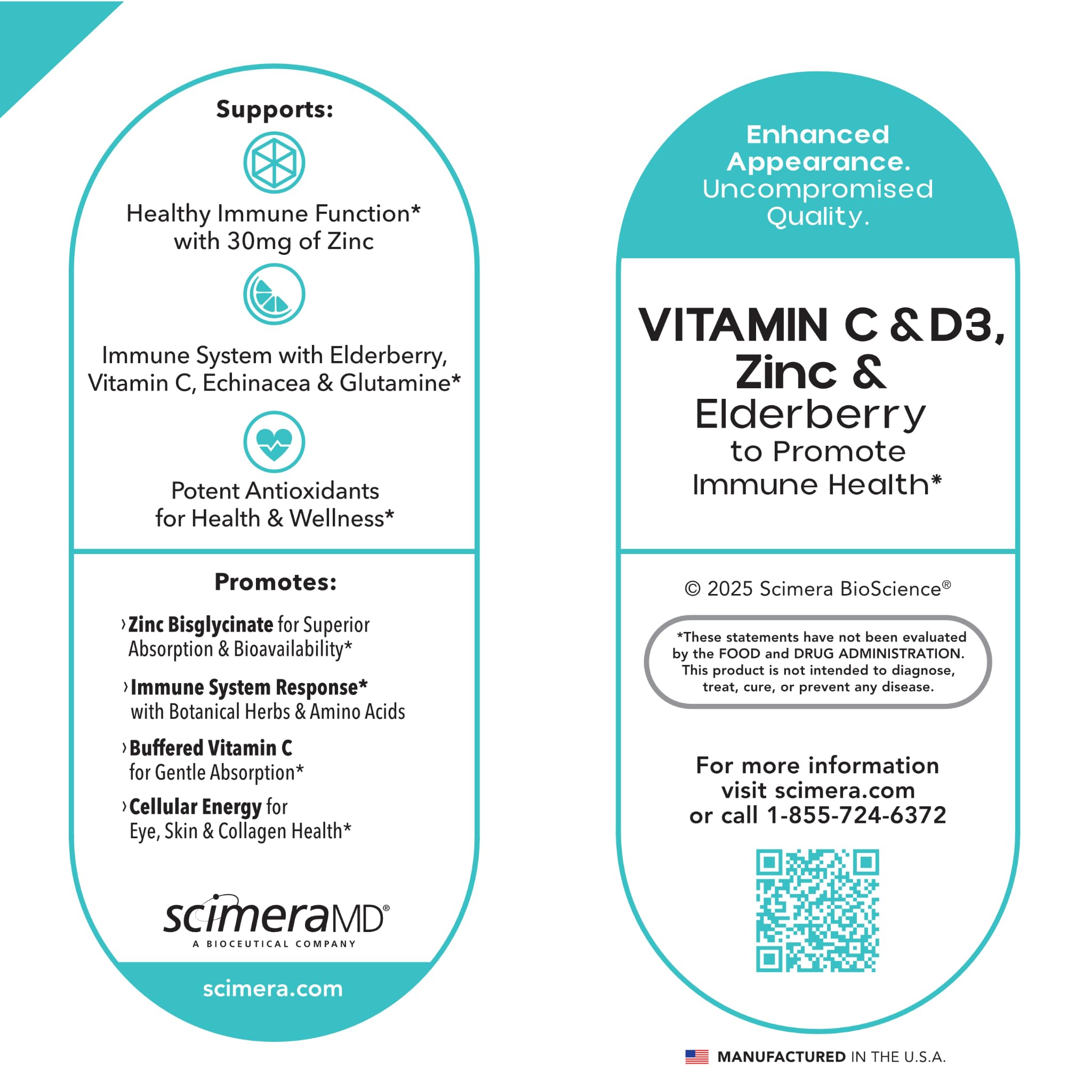 ScimeraMD ZincMD echinacea capsules offering potential immune support
