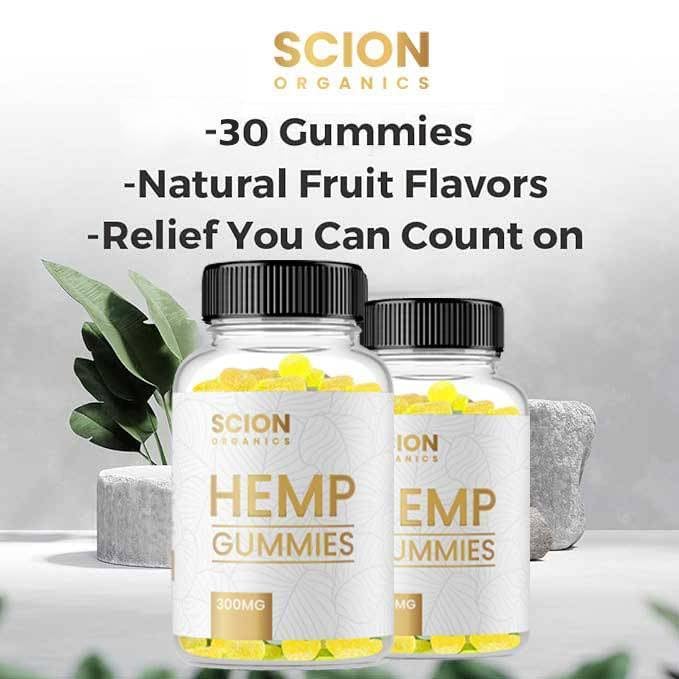 Scion Organics Hemp Gummies morning routine with raspberries for daily wellness