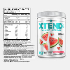 Scivation XTEND EAA measuring scoop shows precise 10g EAAs per two servings