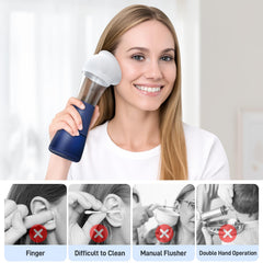 ScopeAround Ear Cleaner with portable pouch for travel convenience.