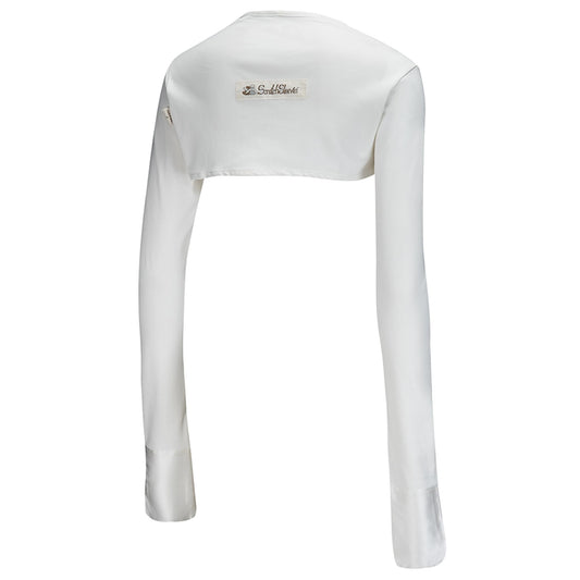 ScratchSleeves stay-on design closeup demonstrates secure fit for itch control possibilities