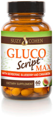 Gluco Script by Script Essentials bottle front for daily wellness.