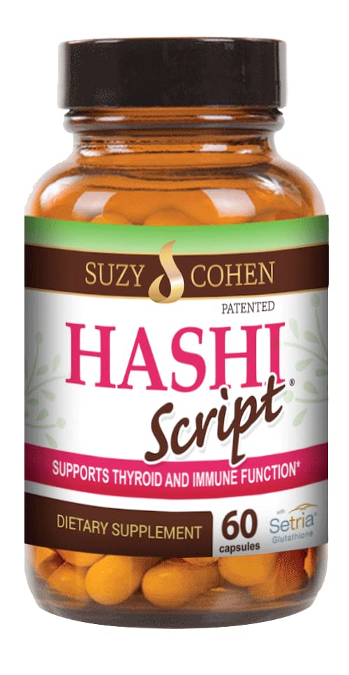 Script Essentials HashiScript bottle with capsules for everyday thyroid wellness.