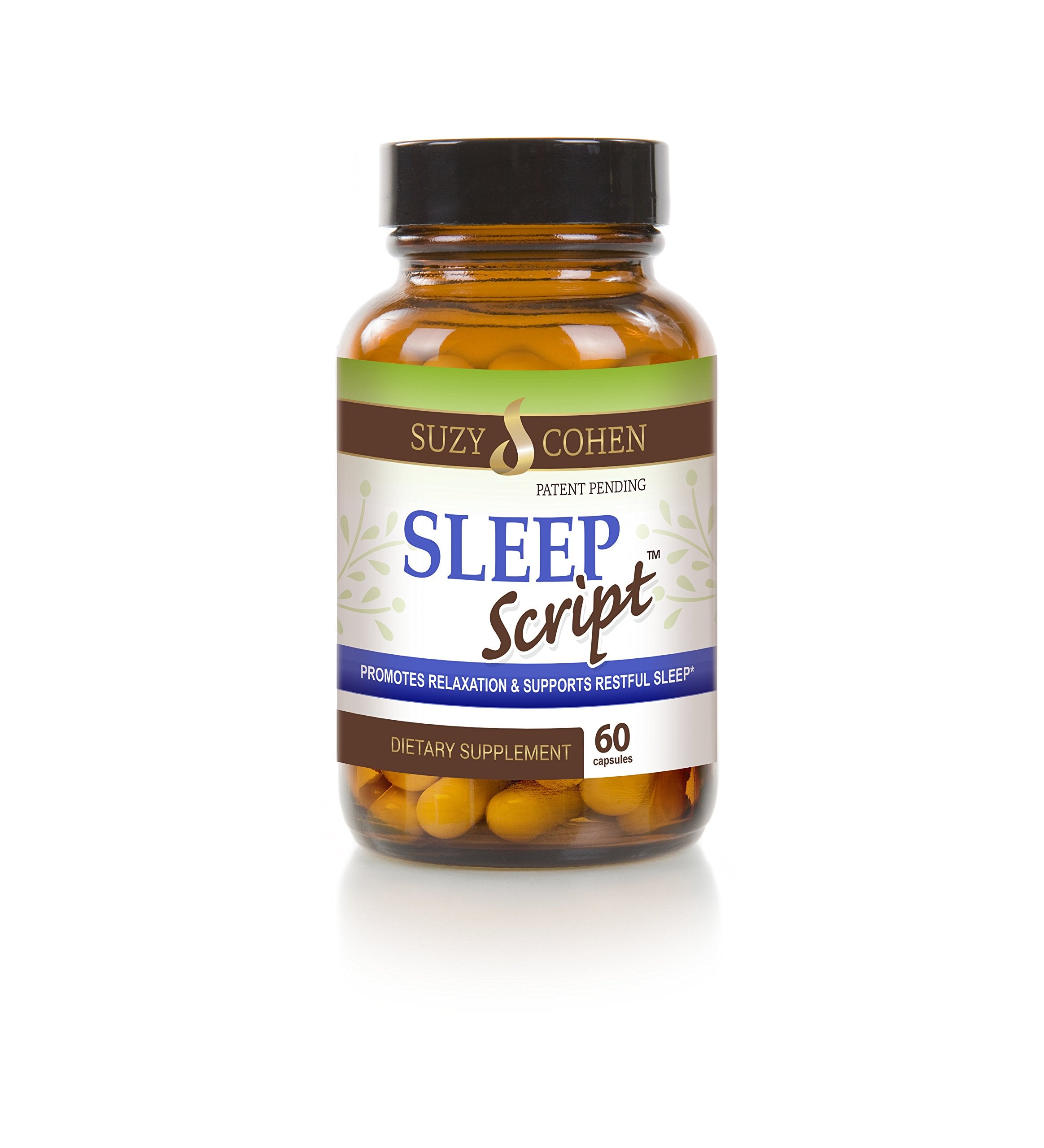 Script Essentials Sleep Script bottle promotes a restful night routine.