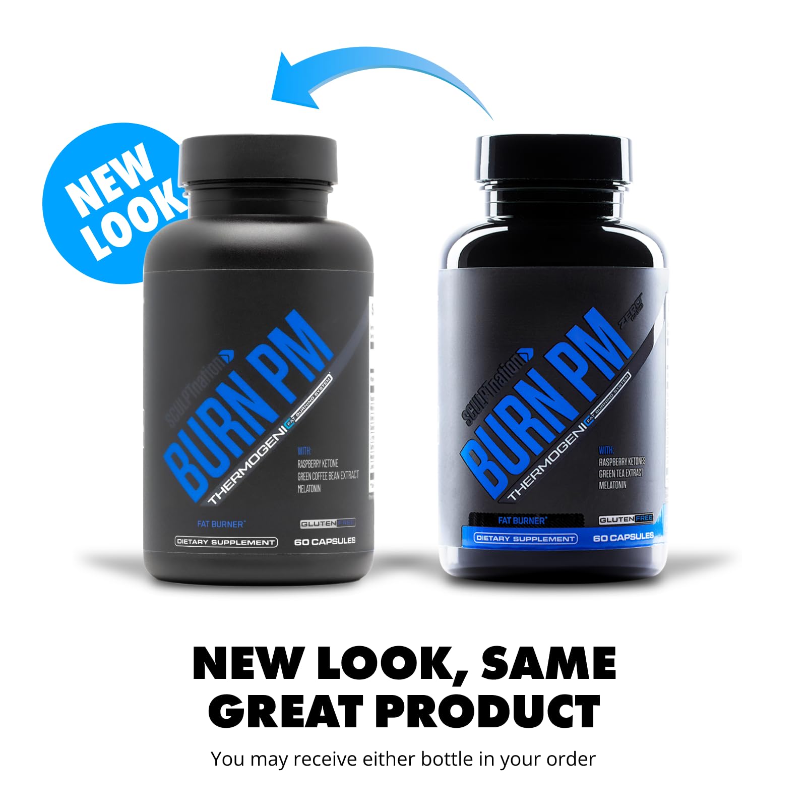 Sculpt Nation Burn PM capsules ready for nightly use may help control nighttime cravings.