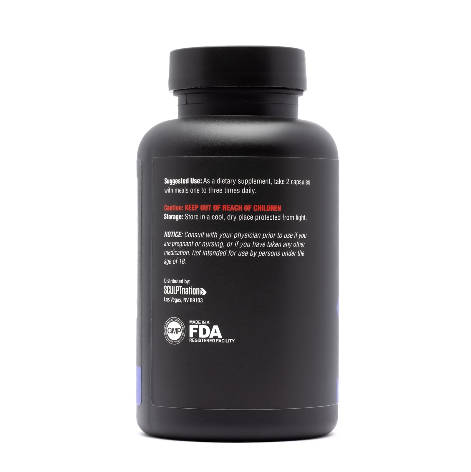 Sculpt Nation ingredient panel shows ginger and peppermint for digestive comfort.