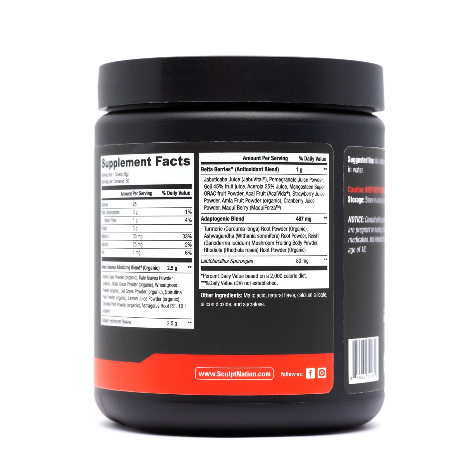 Ingredients like kale and collagen contribute to a balanced daily intake.