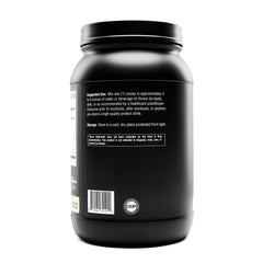 Sculpt Nation Vanilla protein bottle label with cGMP facility reference for quality