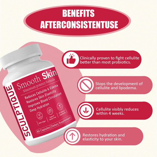 Sculptique plant-based capsules close-up of natural ingredients.