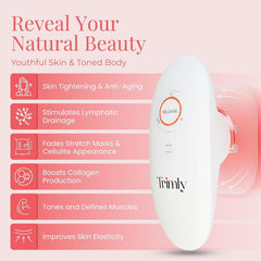 SculpTrimly interchangeable-cups enable customized cellulite and sculpting sessions.