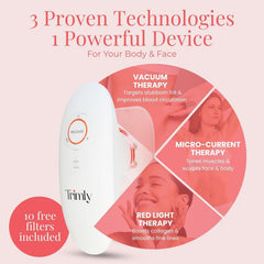 SculpTrimly microcurrent-toning supports firming of targeted areas.