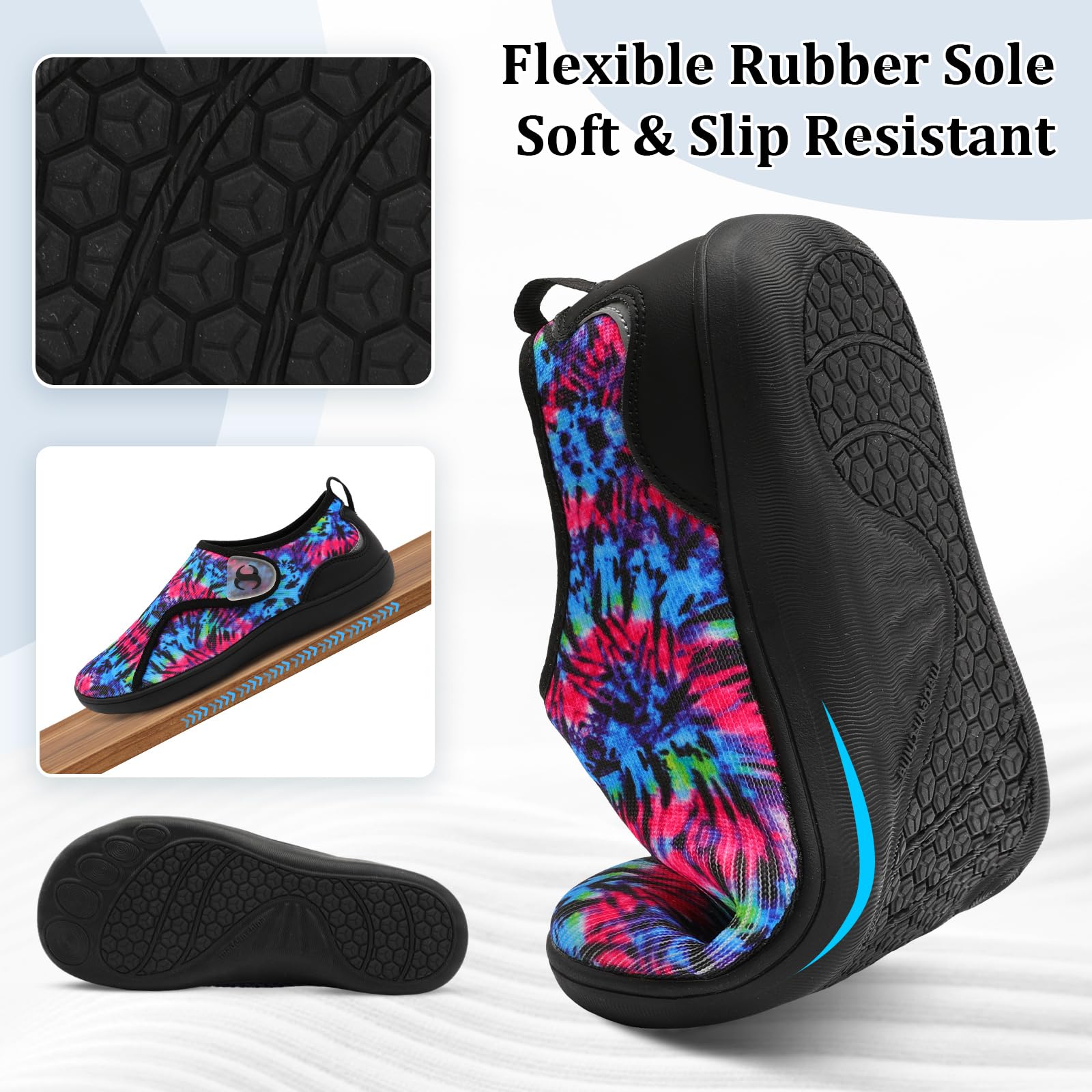 SCURTAIN lightweight knit upper for breathable, cool comfort.