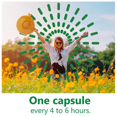 SDA Laboratories Diphenhydramine 50mg capsules closeup showing tiny easy-to-swallow design