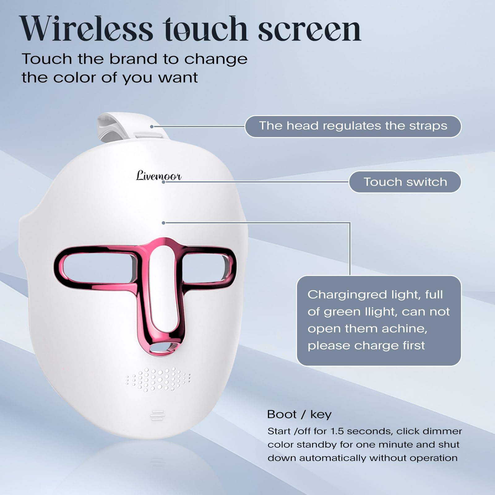 SDKWDH face mask with eye protection strap for comfortable routine wear.