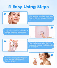 SDKWDH face massager targets wrinkles with gentle, effective sessions.