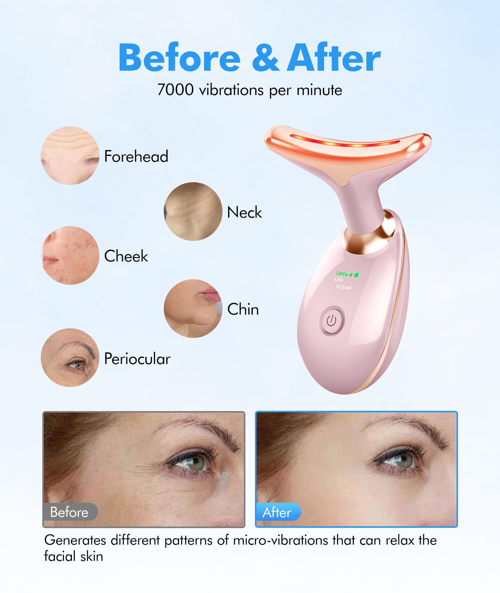SDKWDH glossy pink finish adds a premium look to your skincare routine.
