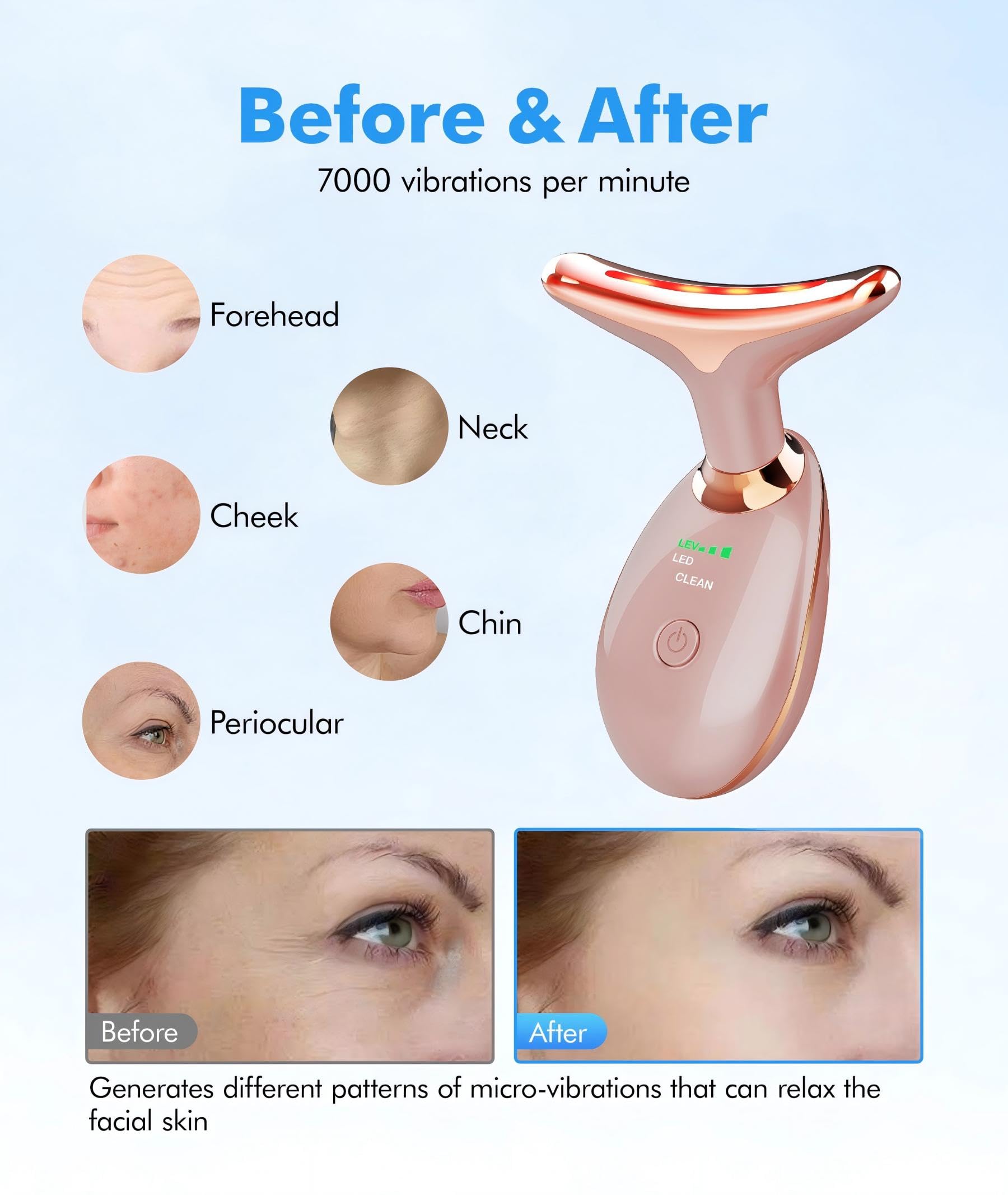 SDKWDH portable face massager for on-the-go skincare sessions.