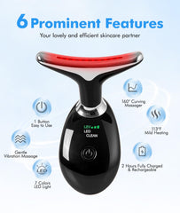 SDKWDH thermal and vibration modes for deeper at-home skin stimulation.