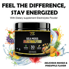 Sea Moss Electrolytes athlete preparing a hydration drink for workouts