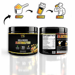 Sea Moss Electrolytes mango pineapple flavor close-up aroma and taste