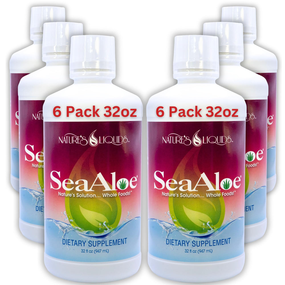 SeaAloe bottle of Oceanic Elixir ready for daily digestive support and gentle energy.