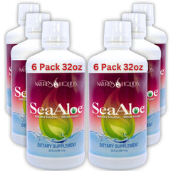 SeaAloe bottle of Oceanic Elixir ready for daily digestive support and gentle energy.