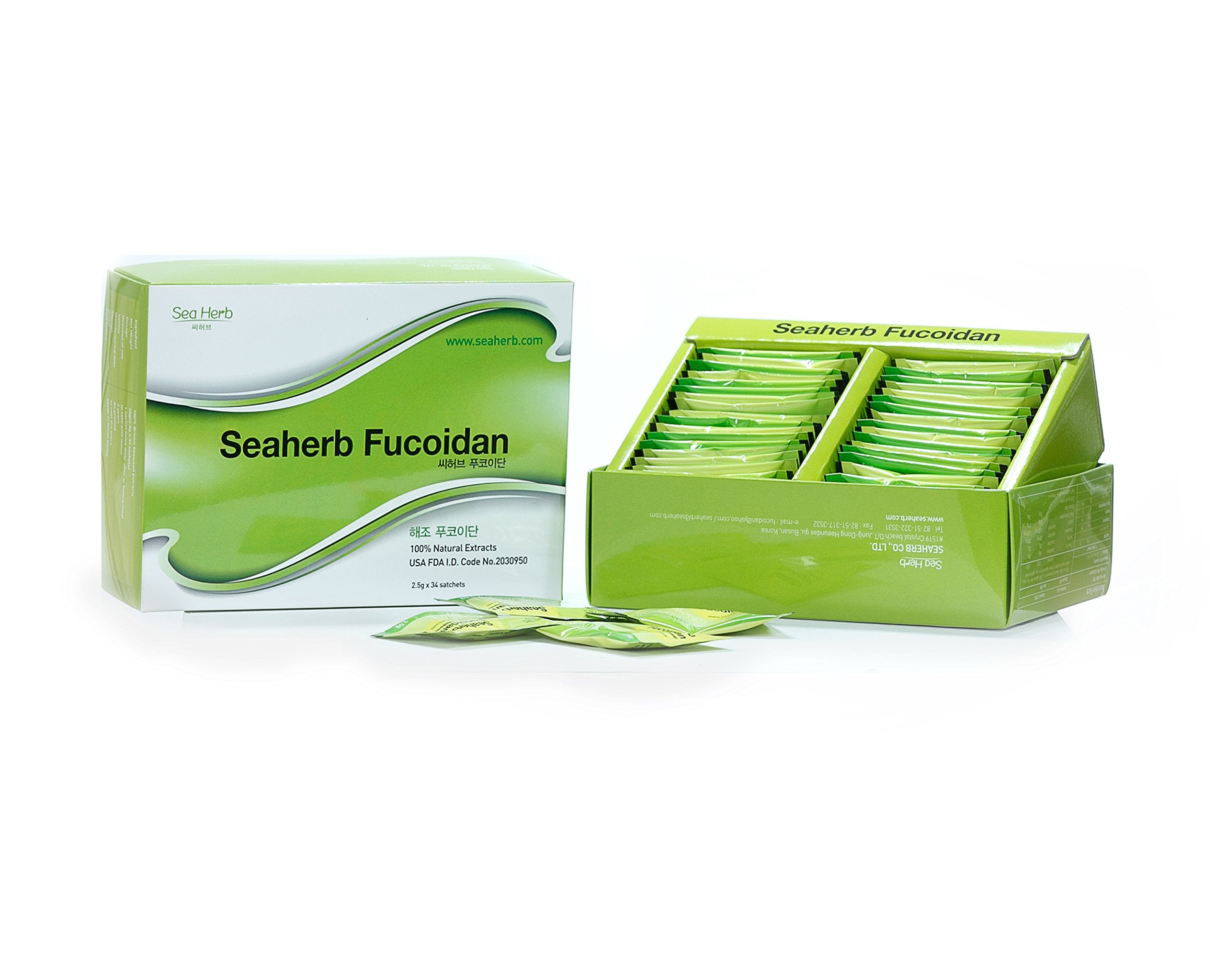SeaHerb Fucoidan brown seaweed ingredients highlight purity for daily wellness.