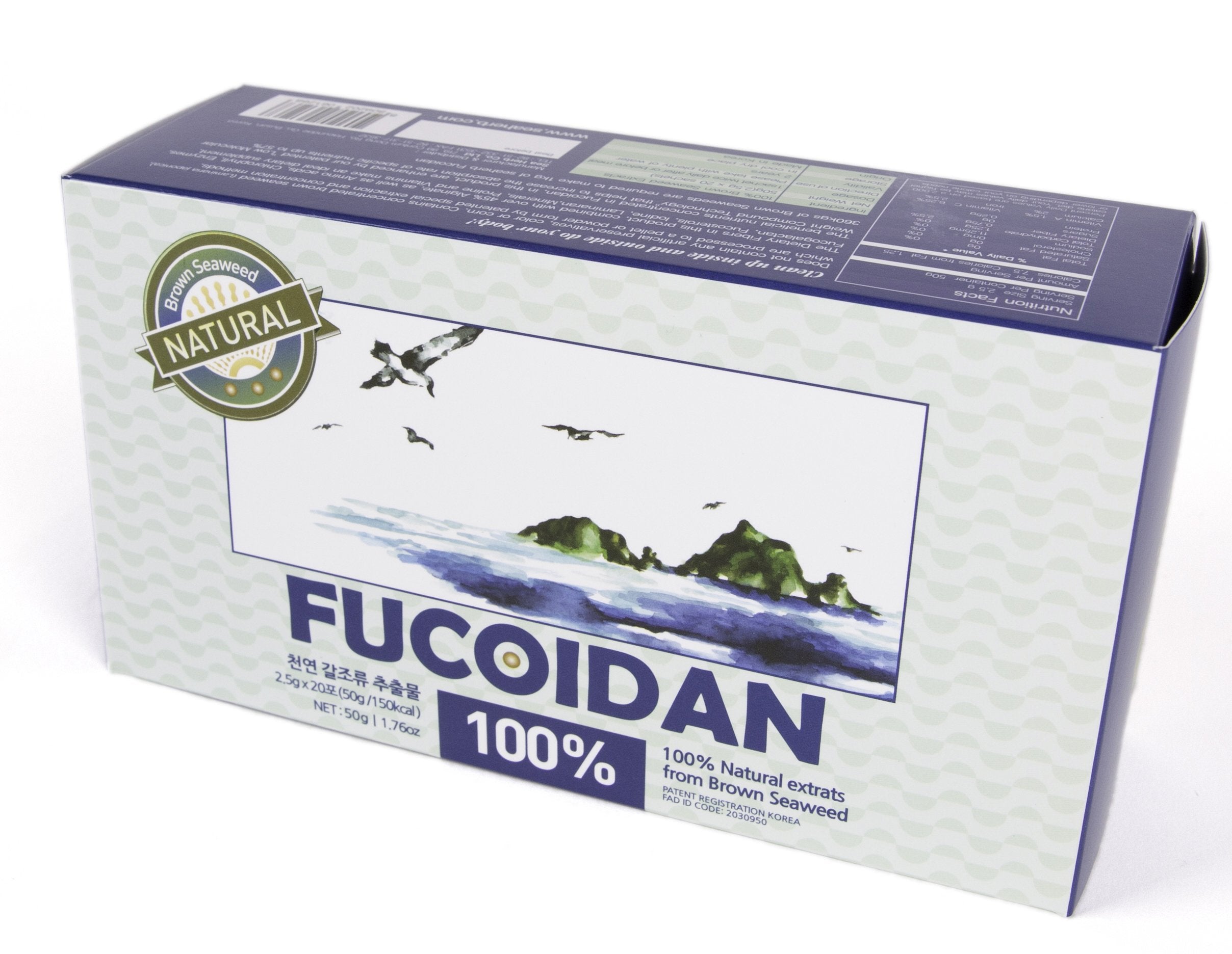 SeaHerb Fucoidan brown seaweed powder, premium marine-derived formula for daily wellness.