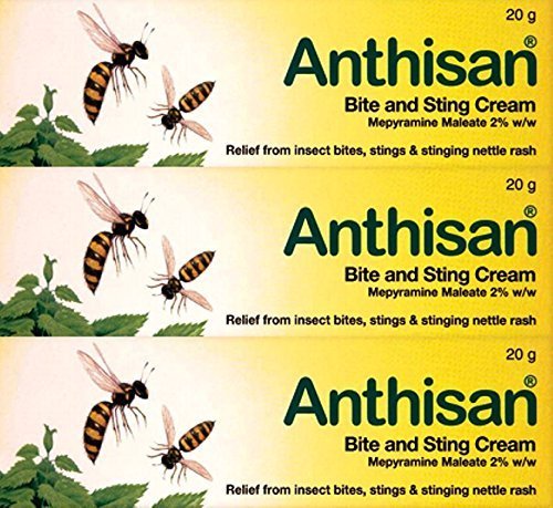 SEALIGHT Anthisan Bite & Sting Cream 20g tube for topical relief.