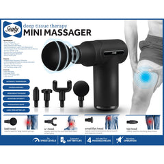 Sealy handheld massager delivers up to five hours of use.