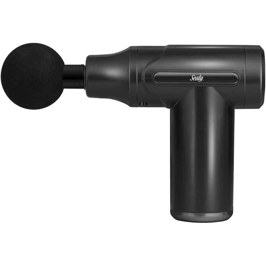Sealy Personal handheld massage gun with compact design for on-the-go relief.