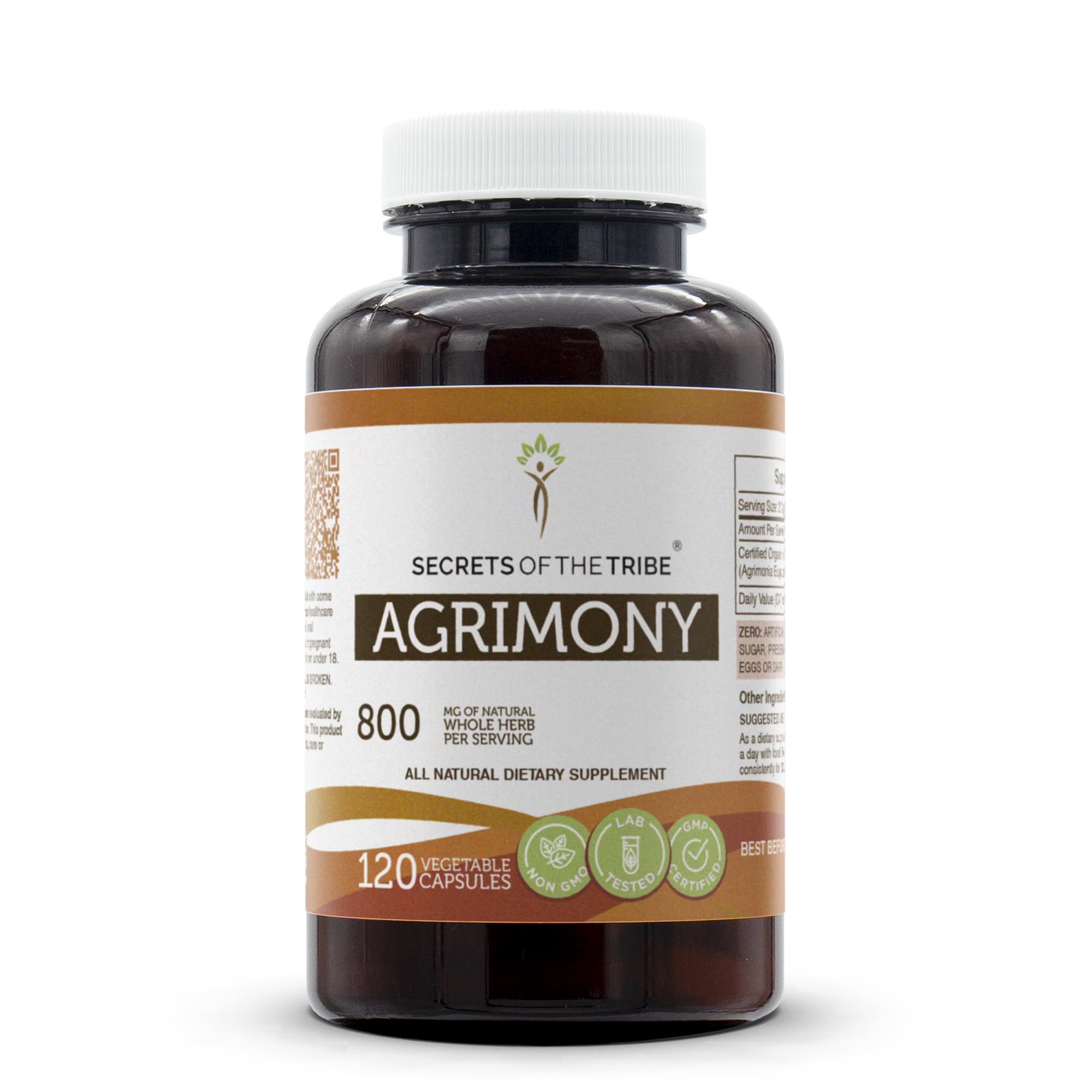 Secrets of the Tribe agrimony bottle for a simple daily routine.