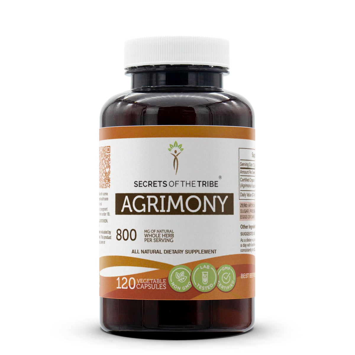 Secrets of the Tribe agrimony bottle for a simple daily routine.