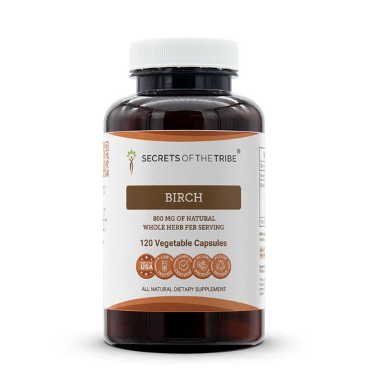 Secrets of the Tribe Birch bottle front with clean label and premium packaging boosts trust