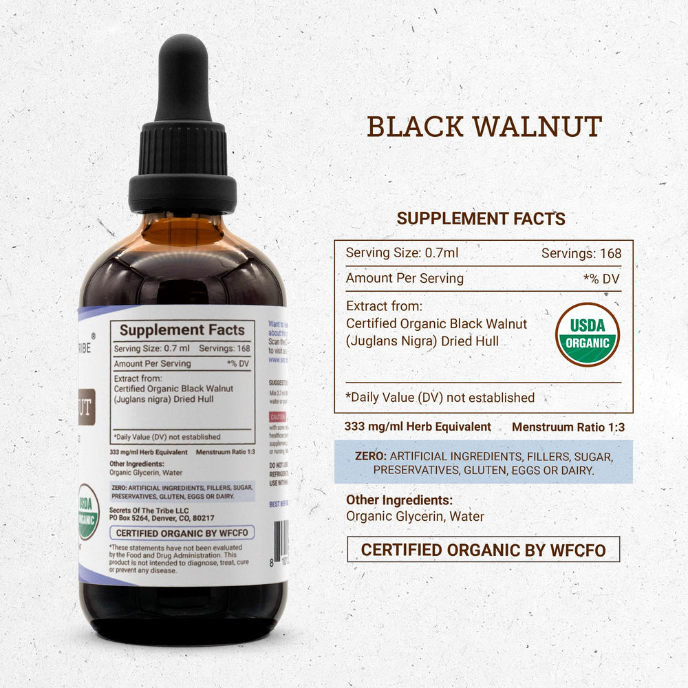 Secrets of the Tribe dropper close-up showing precise dosing