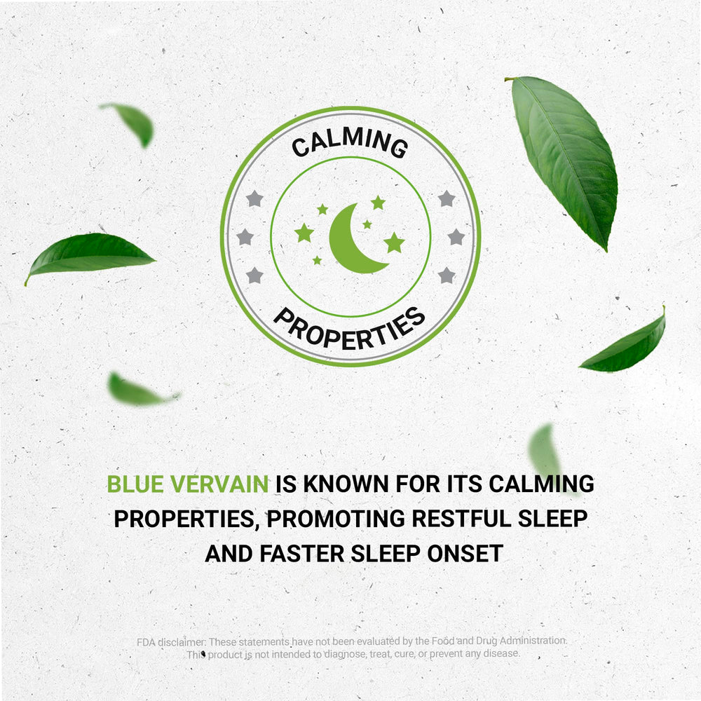 Secrets of the Tribe Blue Vervain bottle label, plant-based supplement