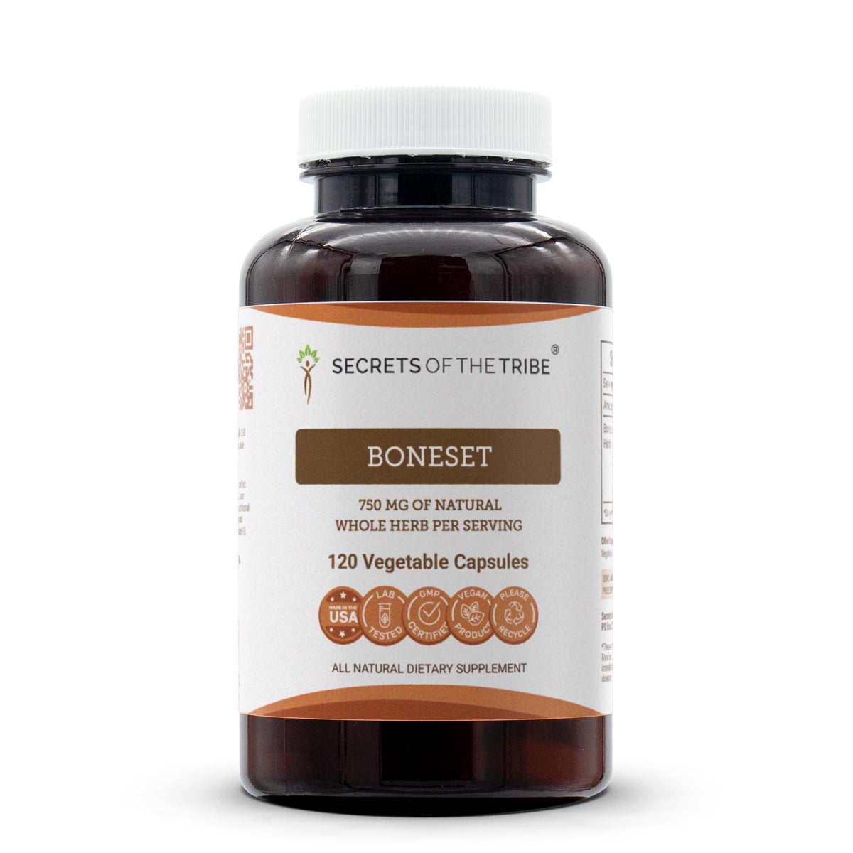 Secrets of the Tribe Boneset bottle front for daily use