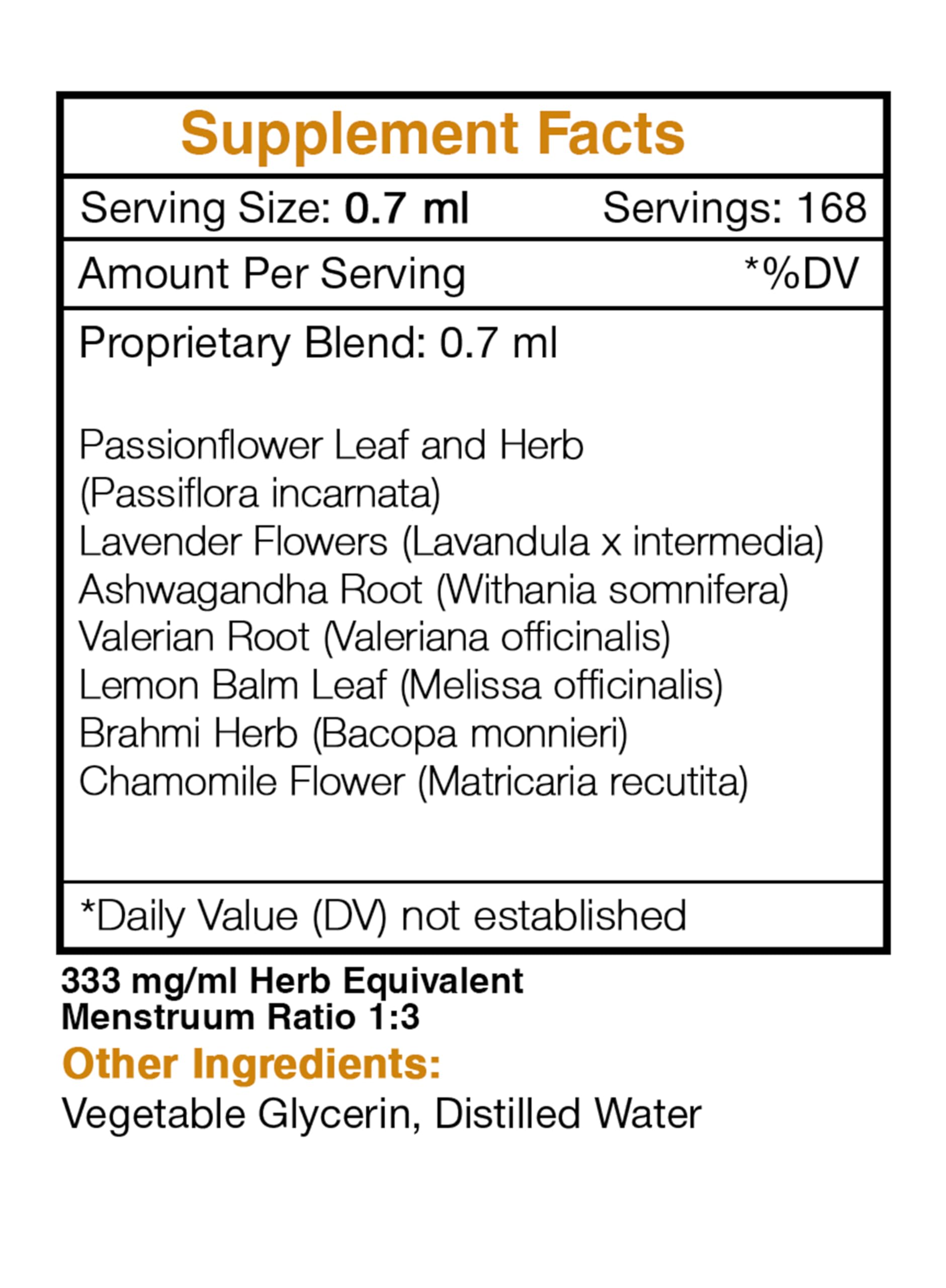 Secrets of the Tribe Calm Secret label detail highlighting 100% natural formula.