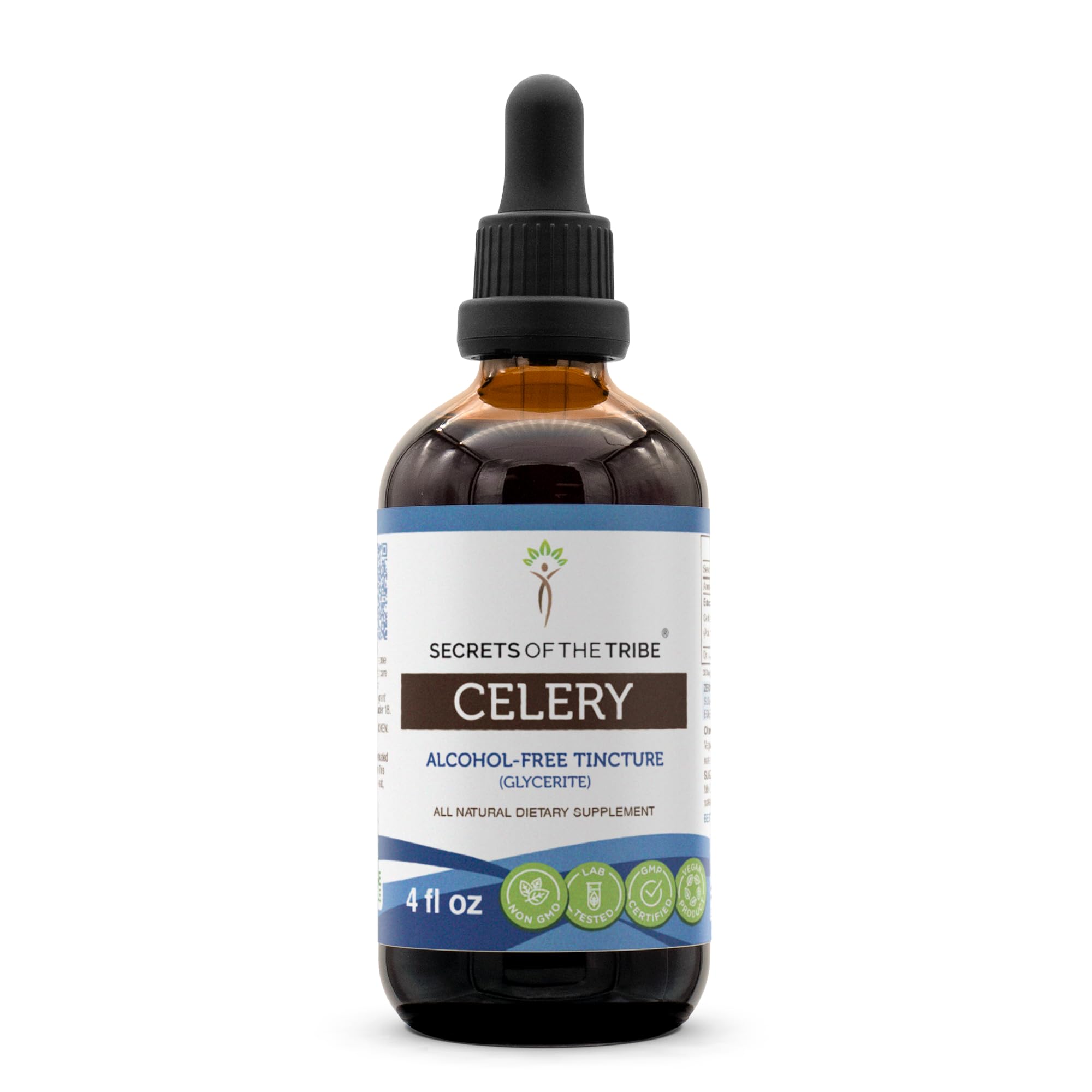 Secrets of the Tribe Celery Tincture bottle for daily use