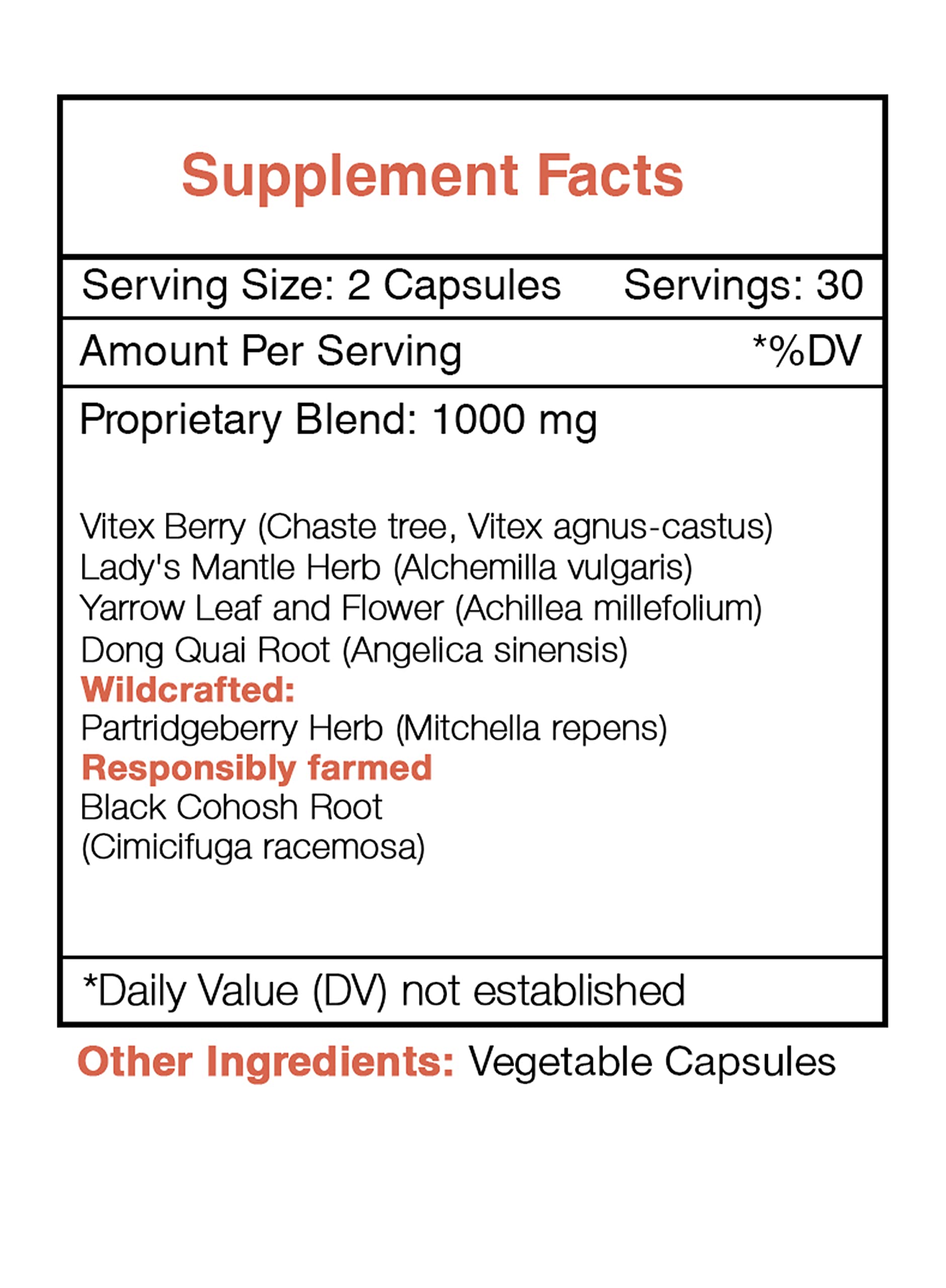Secrets of the Tribe Cycle Regulator label close-up highlighting purity and ingredients