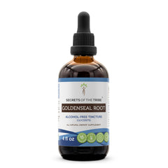 Secrets of the Tribe Goldenseal tincture bottle with dropper for daily routine