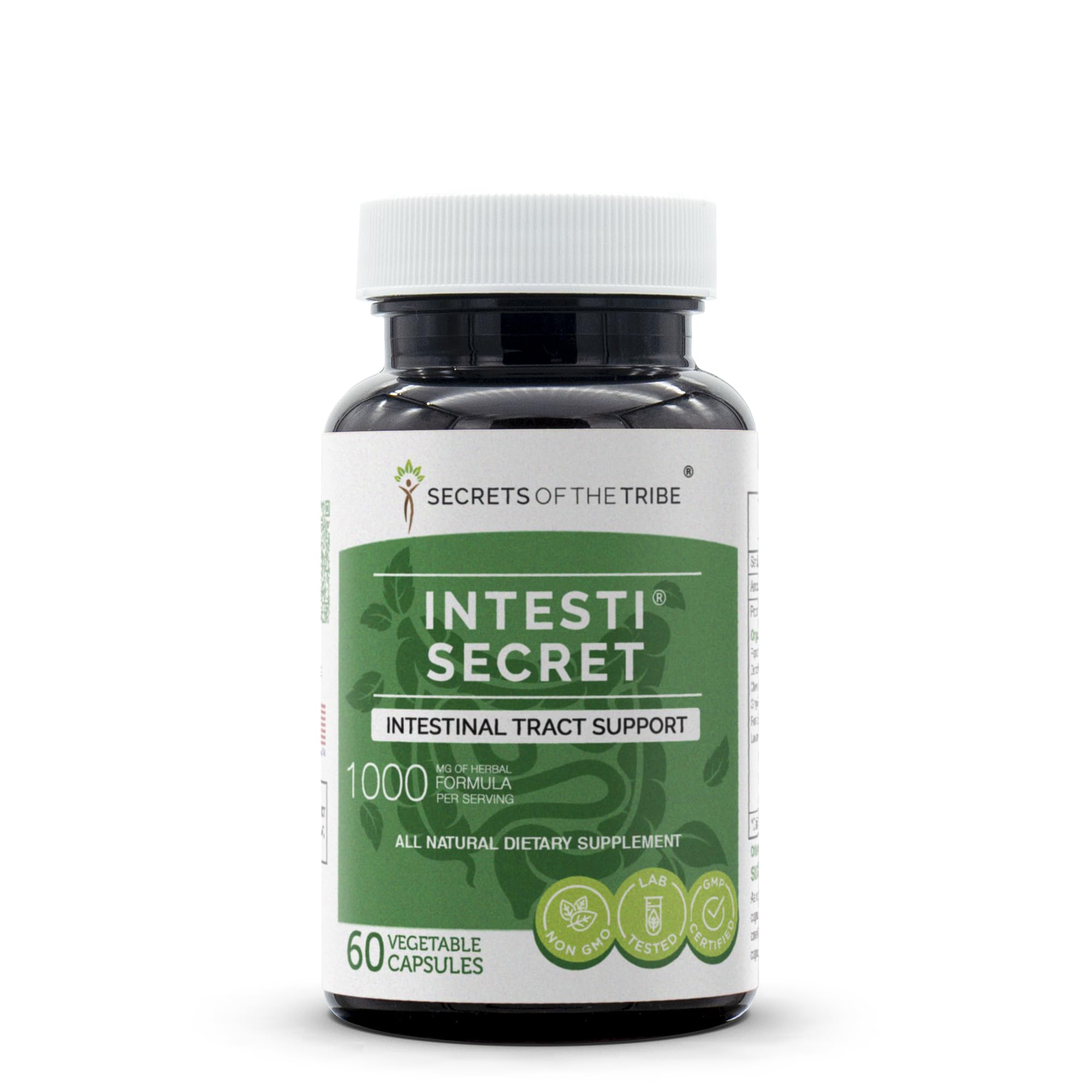 Secrets of the Tribe Intesti Secret bottle pour for on-the-go digestive support