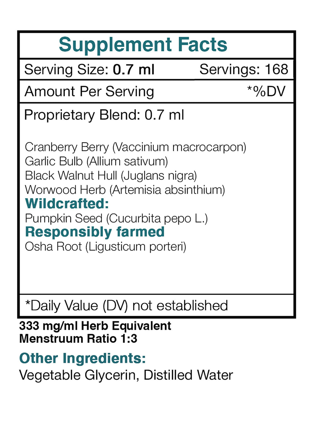 Secrets of the Tribe label and purity seals indicating third-party testing